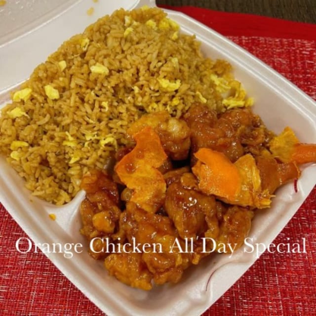 Orange Chicken.