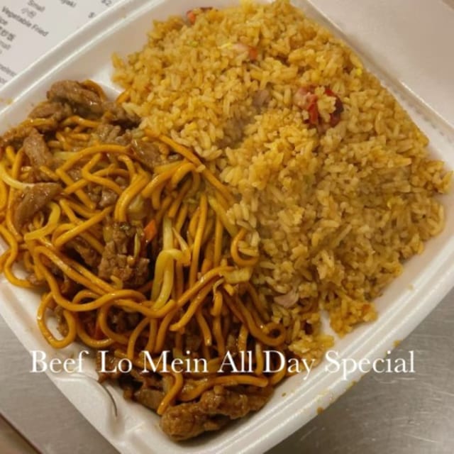 Beef Lo Mein.