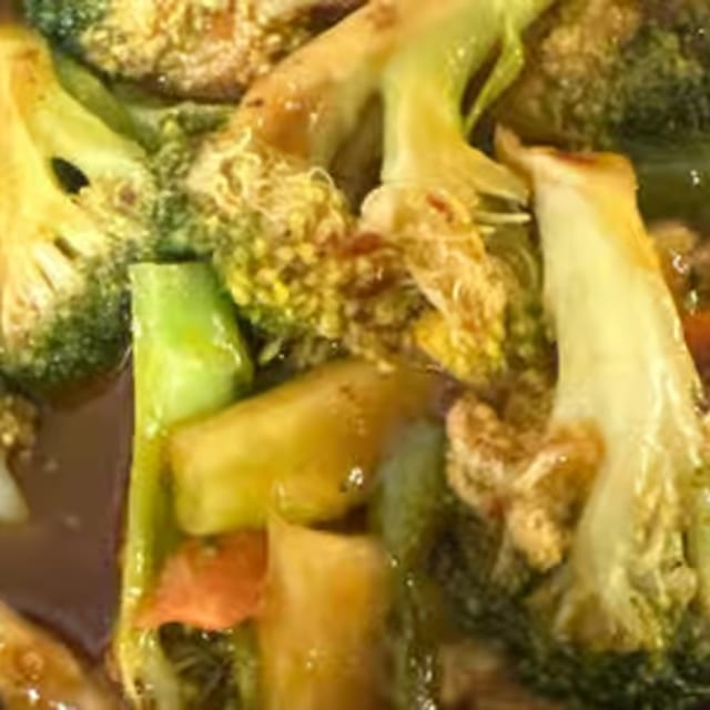 Broccoli with Garlic Sauce.