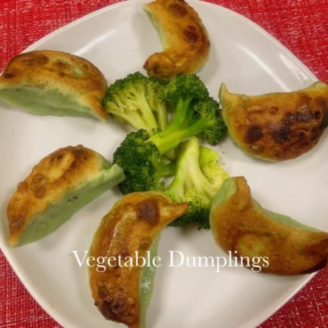 Fried Vegetable Dumplings.